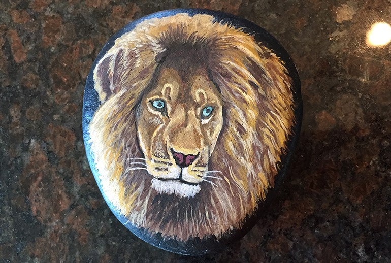 Lion Rock Painting